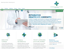 Tablet Screenshot of integratinghealthcare.com